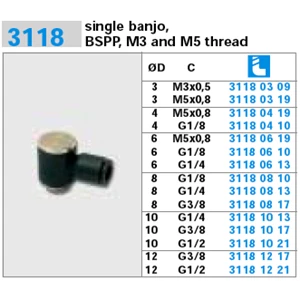 Legris - 3118 Single Banjo